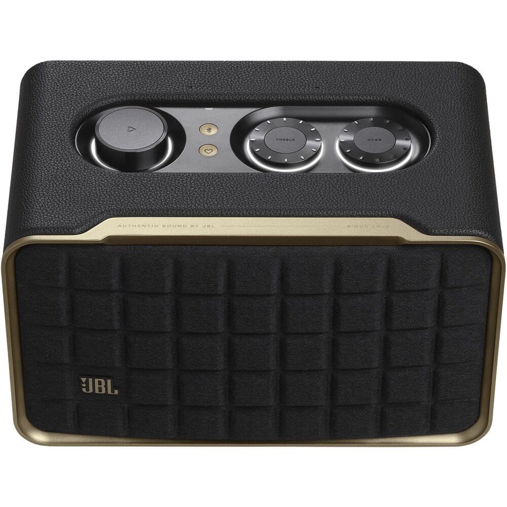 JBL Authentics 200 Retro Style Wi-Fi Bluetooth Portable Smart Home Speaker - Certified Refurbished