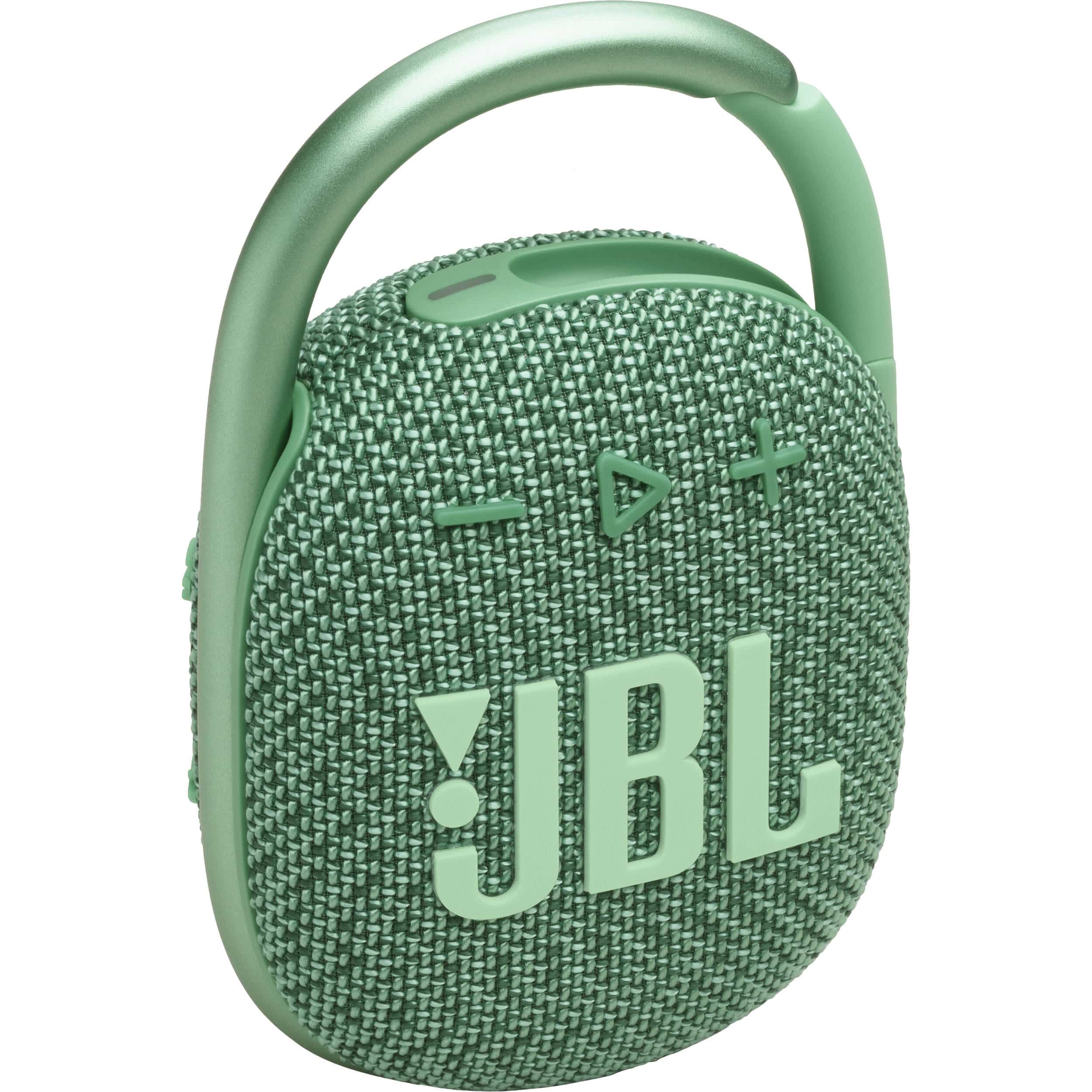 JBL Clip 4 Eco Waterproof Wireless Portable Bluetooth Speaker, Green - Certified Refurbished