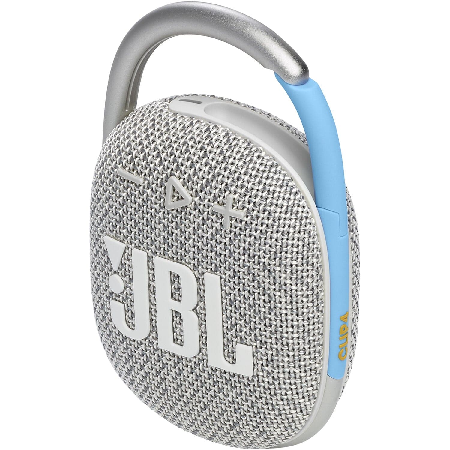 JBL Clip 4 Eco Waterproof Wireless Portable Bluetooth Speaker, White - Certified Refurbished