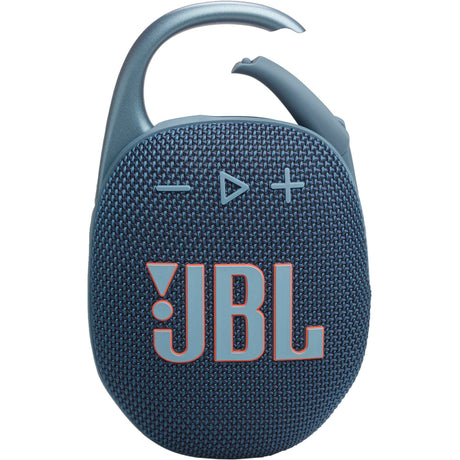 JBL Clip 5 Portable Wireless Bluetooth Speaker, Blue - Certified Refurbished
