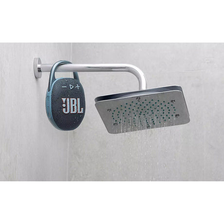 JBL Clip 5 Portable Wireless Bluetooth Speaker, Blue - Certified Refurbished