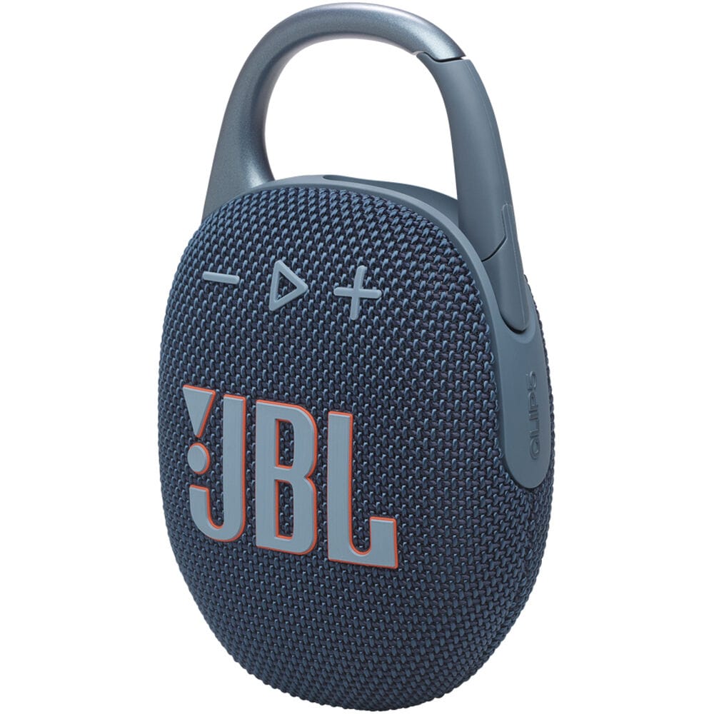 JBL Clip 5 Portable Bluetooth Speaker, Blue - Certified Refurbished