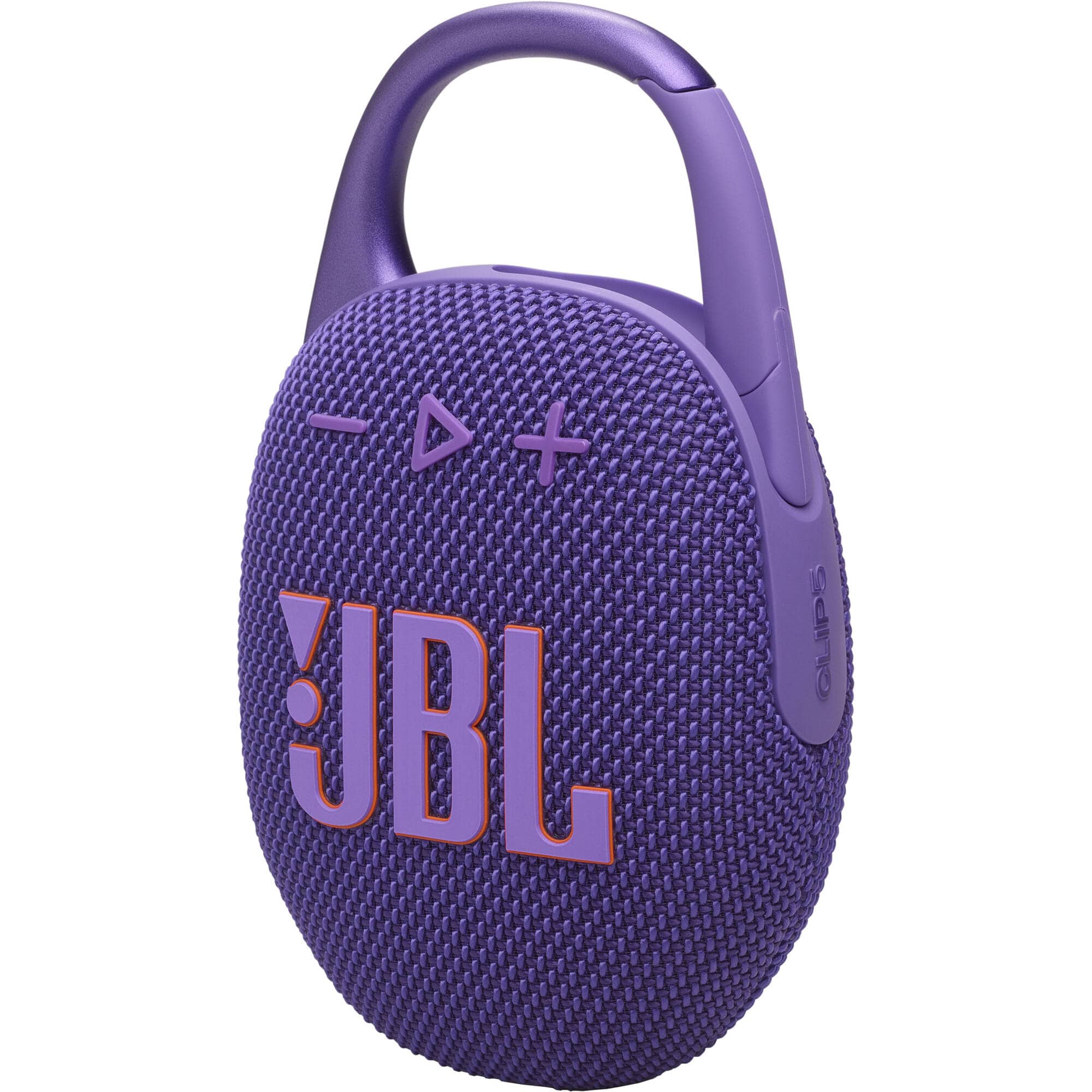 JBL Clip 5 Portable Wireless Bluetooth Speaker, Purple - Certified Refurbished