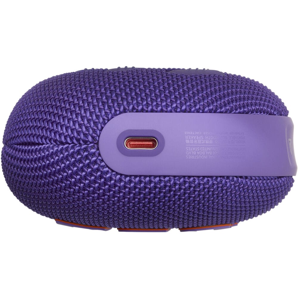 JBL Clip 5 Portable Bluetooth Speaker, Purple - Certified Refurbished