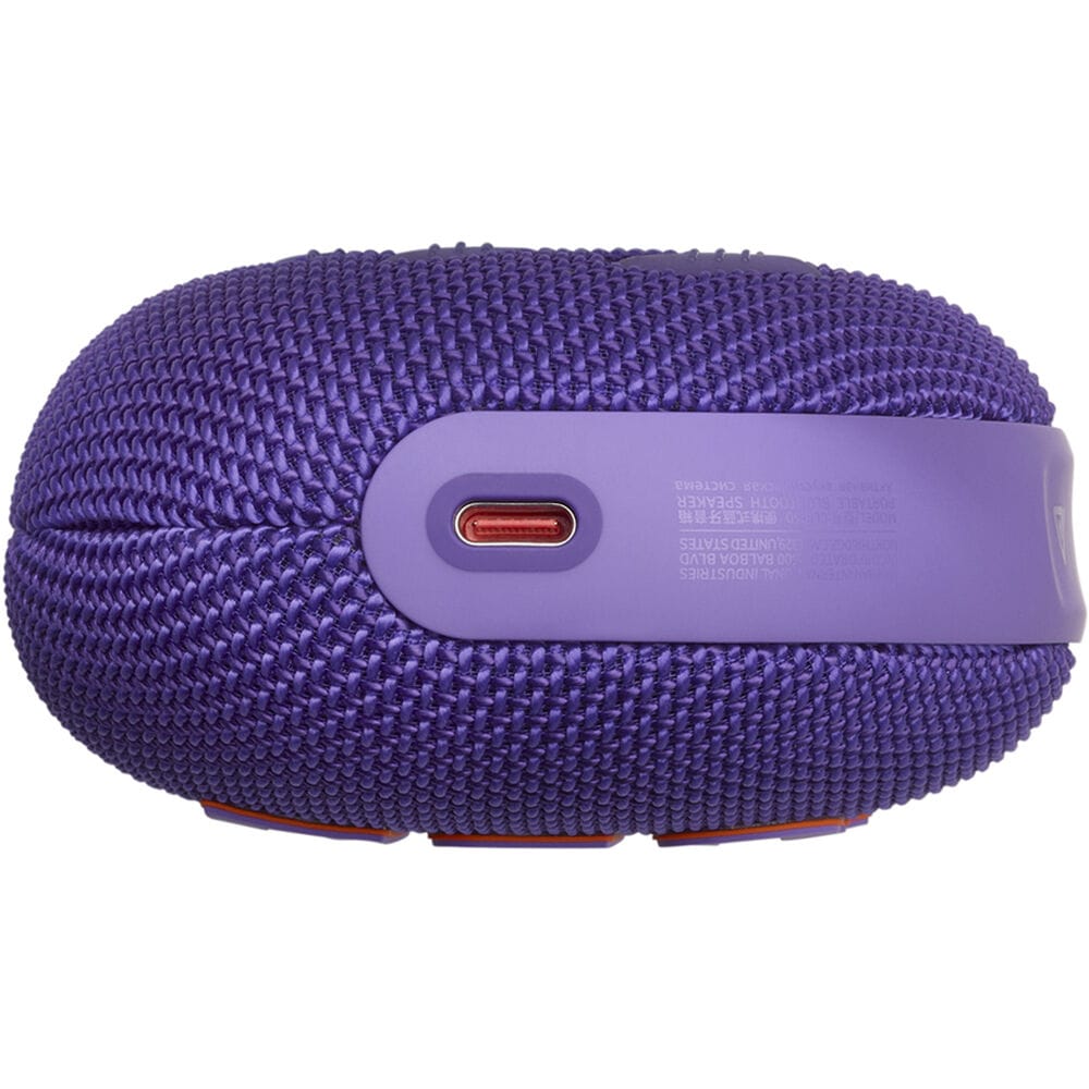 JBL Clip 5 Portable Wireless Bluetooth Speaker, Purple - Certified Refurbished
