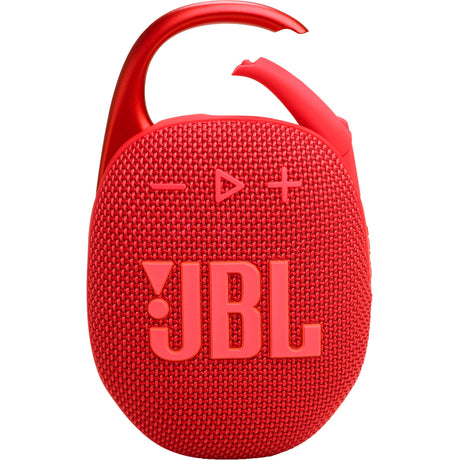 JBL Clip 5 Portable Bluetooth Speaker, Red - Certified Refurbished