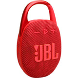 JBL Clip 5 Portable Wireless Bluetooth Speaker, Red - Certified Refurbished