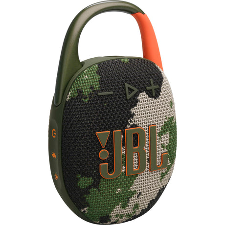 JBL Clip 5 Portable Wireless Bluetooth Speaker, Camo - Certified Refurbished