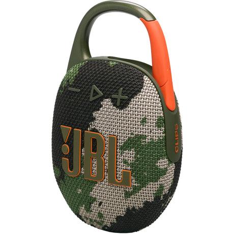 JBL Clip 5 Portable Wireless Bluetooth Speaker, Camo - Certified Refurbished
