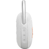 JBL Clip 5 Portable Bluetooth Speaker, White - Certified Refurbished