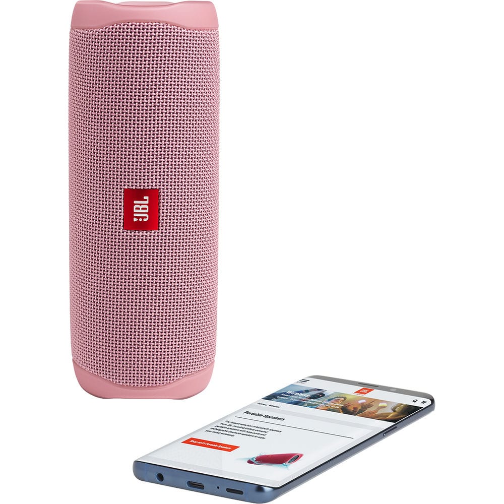 JBL FLIP 6 Portable Speaker Waterproof, Pink - Certified Refurbished