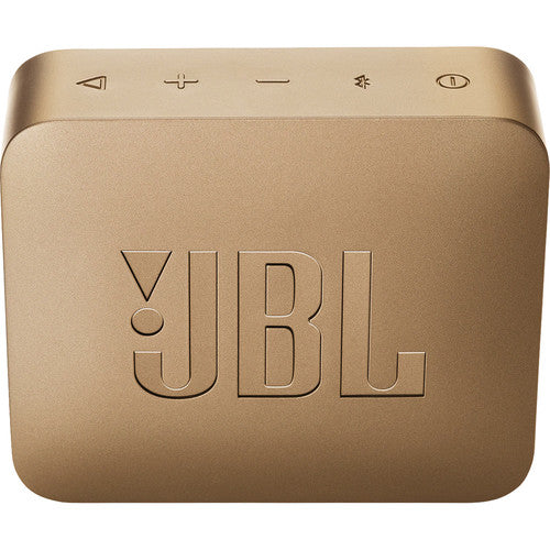 JBL JBLGO2CHAMPAGNEAM Go 2 Portable Bluetooth Waterproof Speaker Champagne