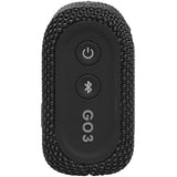 JBL Go 3 Portable Waterproof Bluetooth Speaker, Black - Certified Refurbished