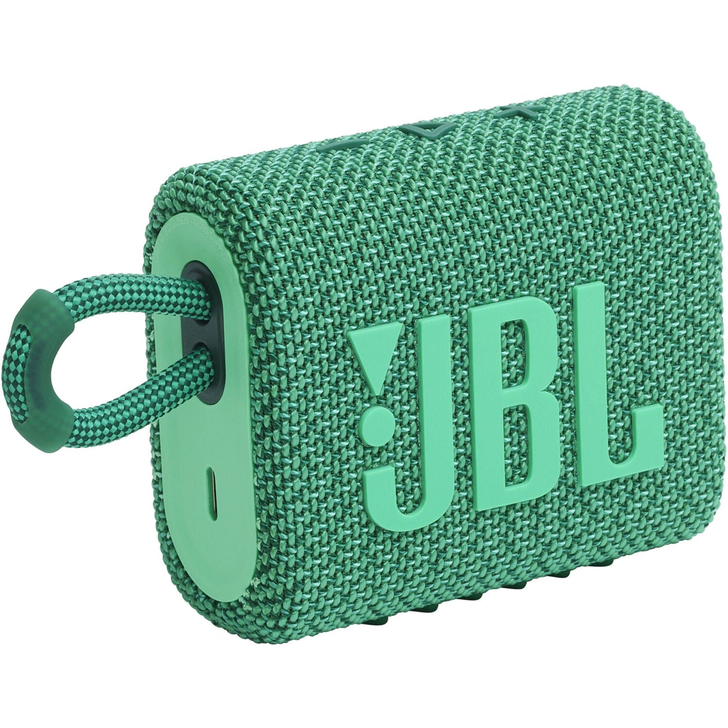 JBL Go 3 Eco Portable Waterproof Bluetooth Speaker, Green - Certified Refurbished