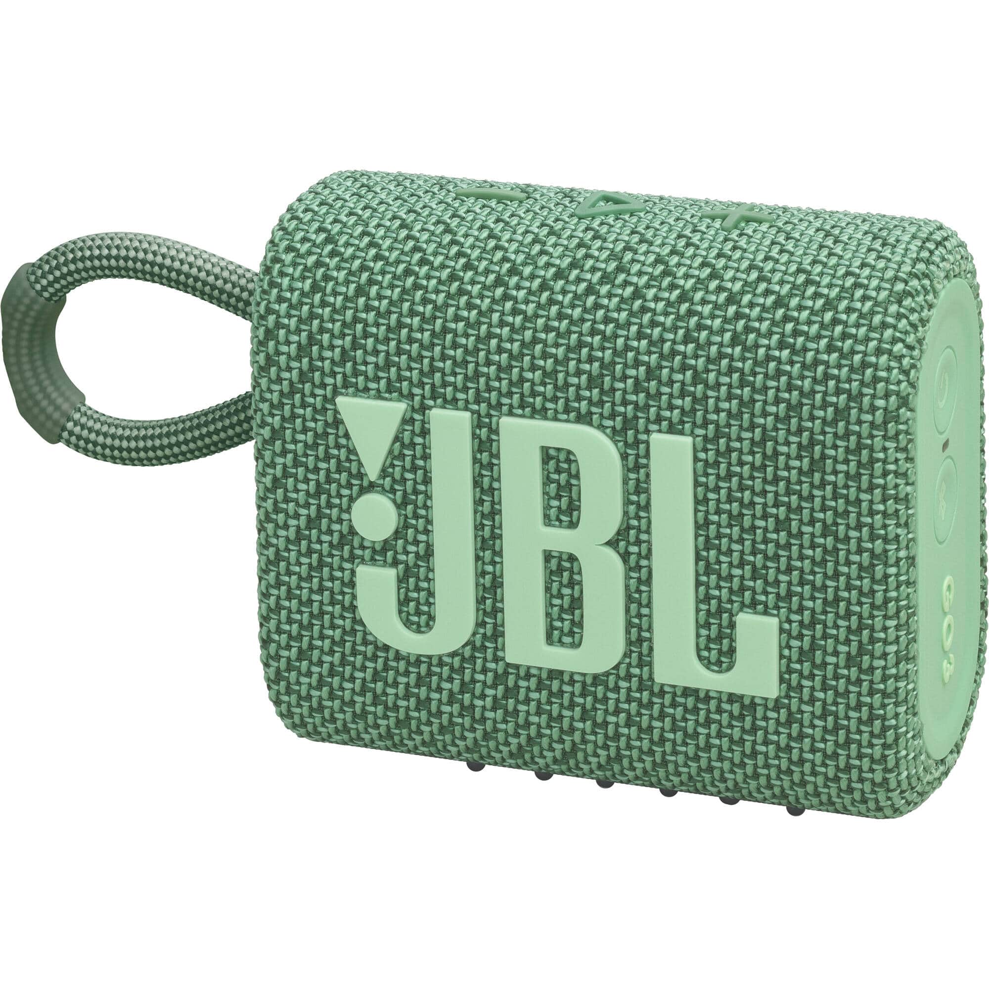 JBL Go 3 Eco Portable Waterproof Bluetooth Speaker, Green - Certified Refurbished