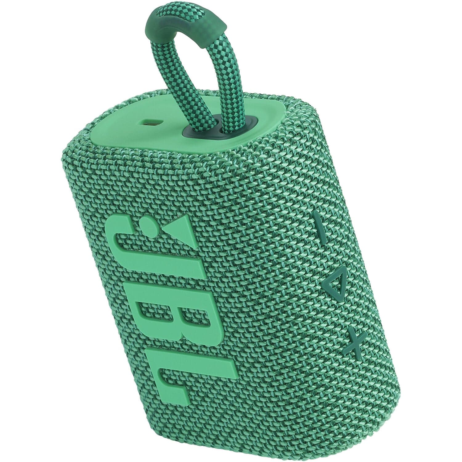 JBL Go 3 Eco Portable Waterproof Bluetooth Speaker, Green - Certified Refurbished