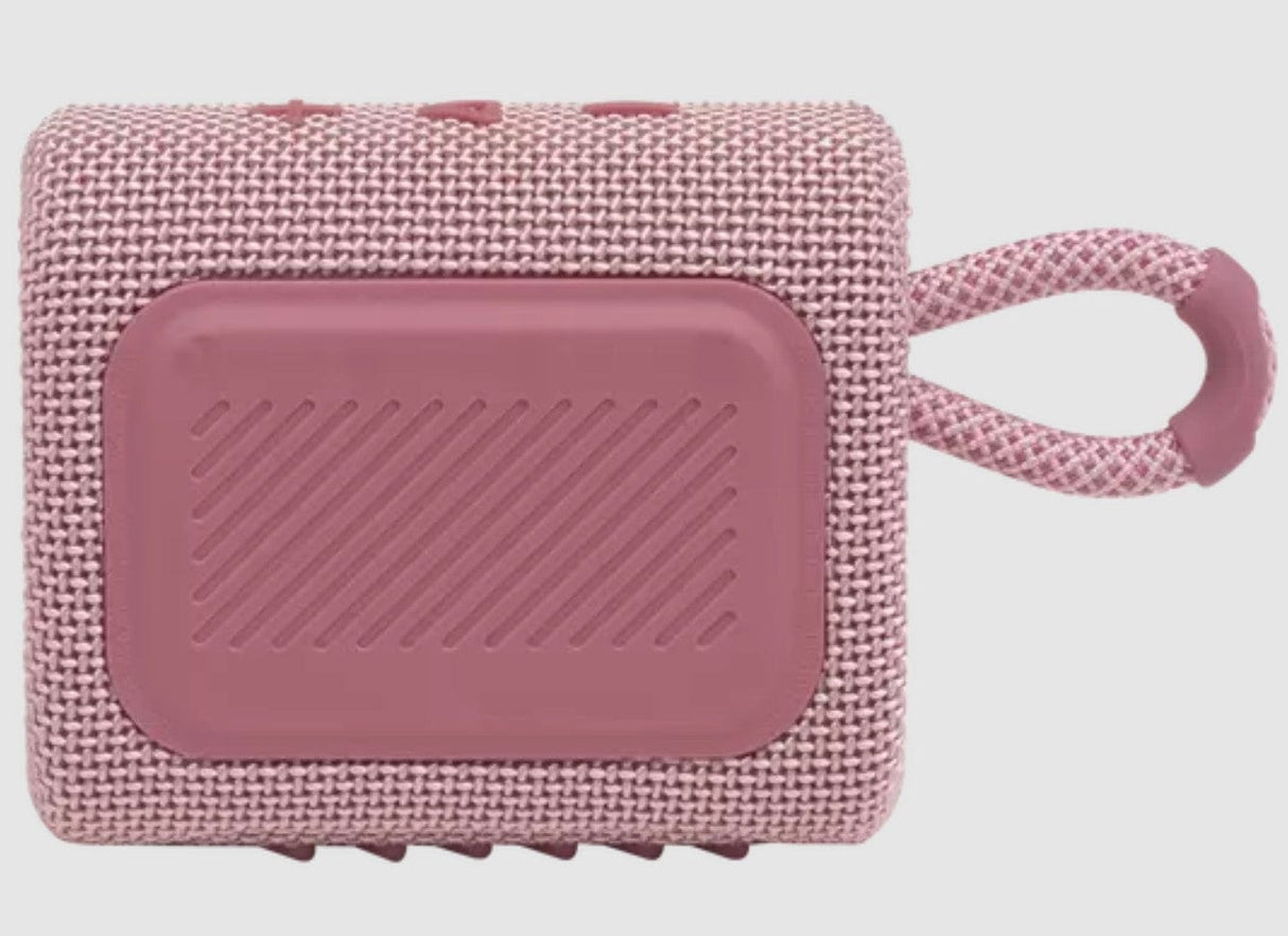 JBL Go 3 Portable Waterproof Bluetooth Speaker, Pink - Certified Refurbished
