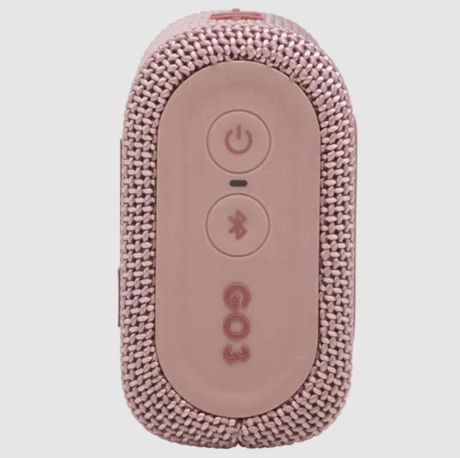JBL Go 3 Portable Waterproof Bluetooth Speaker, Pink - Certified Refurbished