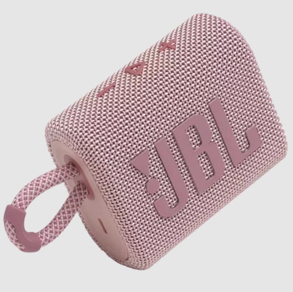 JBL Go 3 Portable Waterproof Bluetooth Speaker, Pink - Certified Refurbished