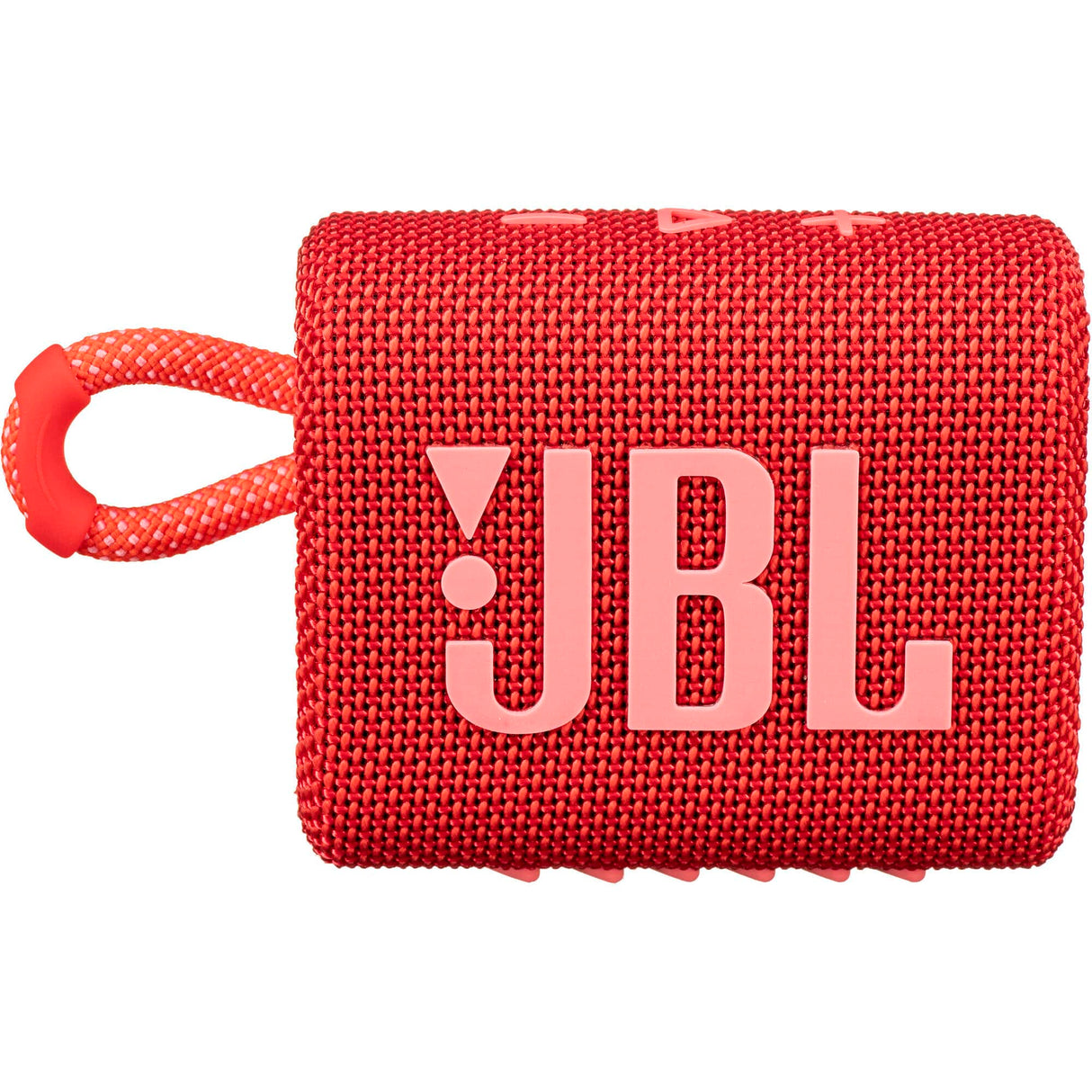 JBL Go 3 Portable Waterproof Bluetooth Speaker, Red - Certified Refurbished