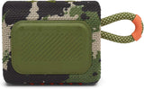 JBL Go 3 Portable Waterproof Bluetooth Speaker Camo - Certified Refurbished