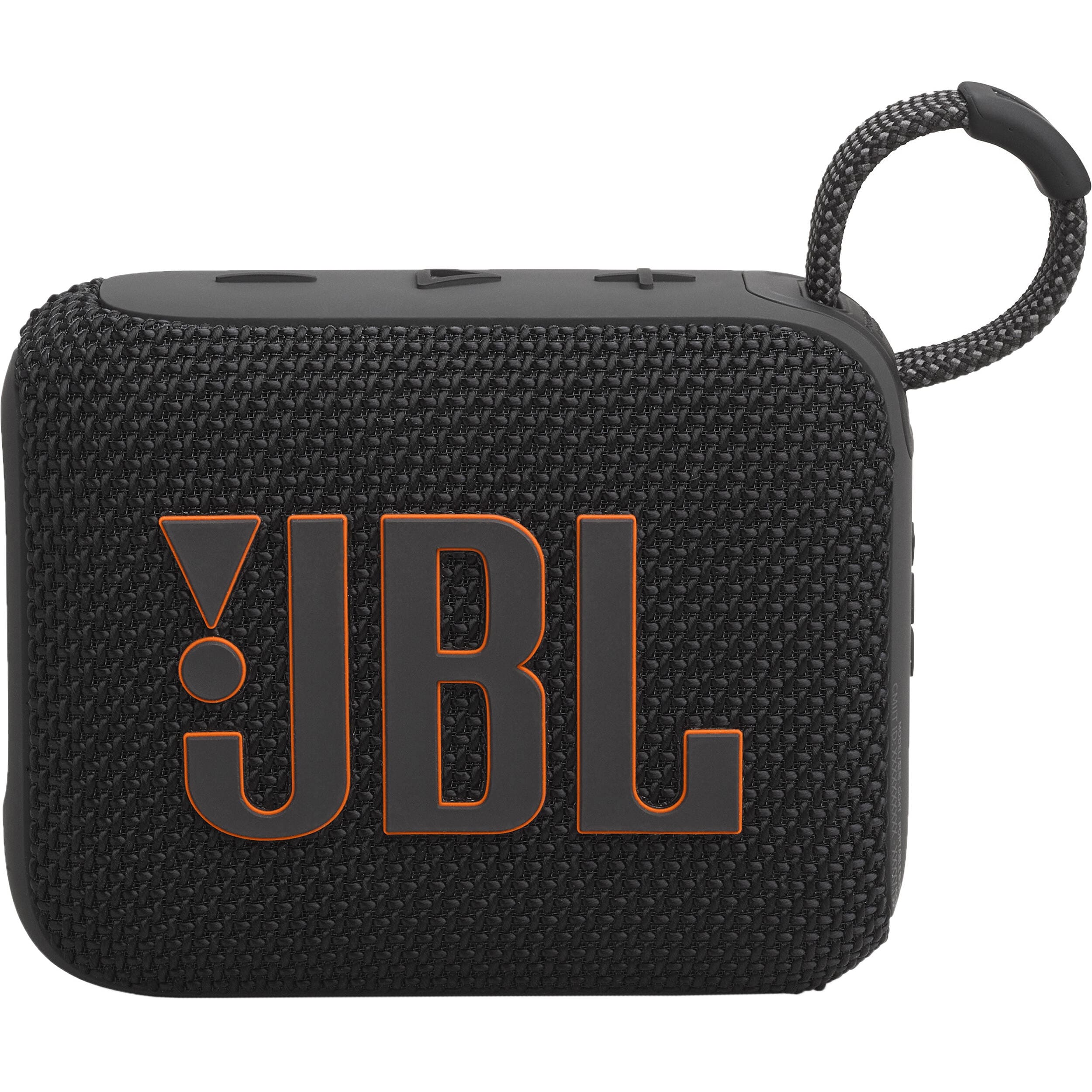 JBL Go 4 Portable Waterproof Bluetooth Speaker, Black - Certified Refurbished