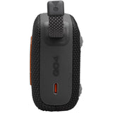 JBL Go 4 Portable Waterproof Bluetooth Speaker, Black - Certified Refurbished