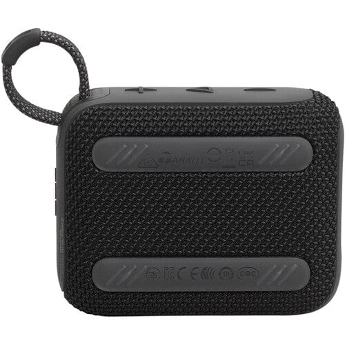 JBL Go 4 Portable Waterproof Bluetooth Speaker, Black - Certified Refurbished