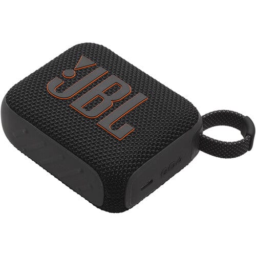 JBL Go 4 Portable Waterproof Bluetooth Speaker, Black - Certified Refurbished