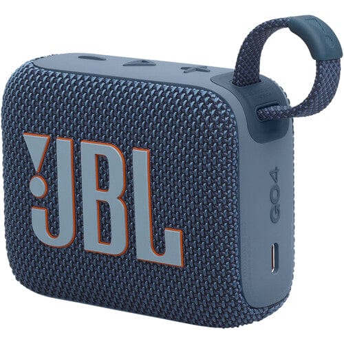 JBL Go 4 Portable Waterproof Bluetooth Speaker, Blue - Certified Refurbished