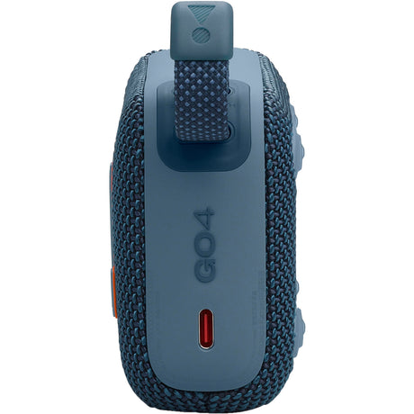 JBL Go 4 Portable Waterproof Bluetooth Speaker, Blue - Certified Refurbished