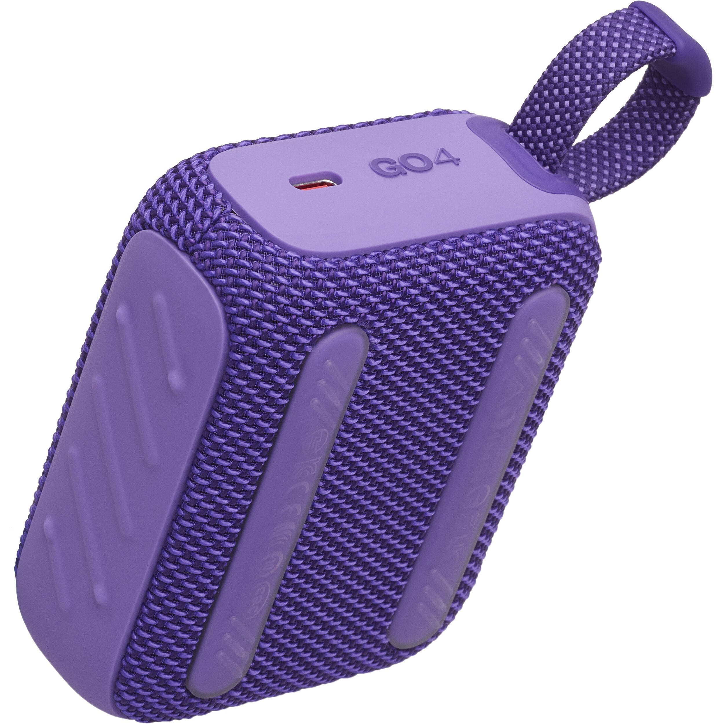 JBL Go 4 Portable Waterproof Bluetooth Speaker, Purple - Certified Refurbished