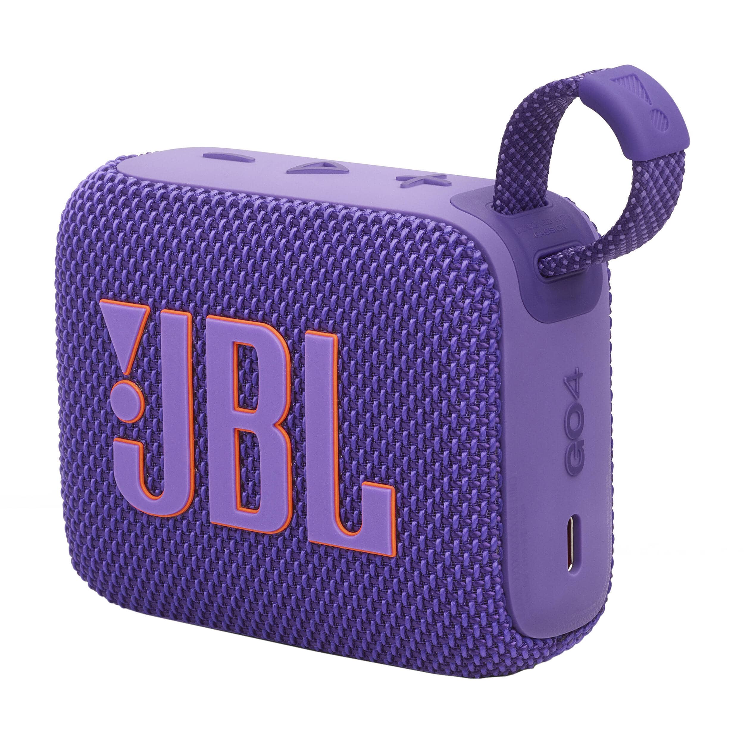 JBL Go 4 Portable Waterproof Bluetooth Speaker, Purple - Certified Refurbished