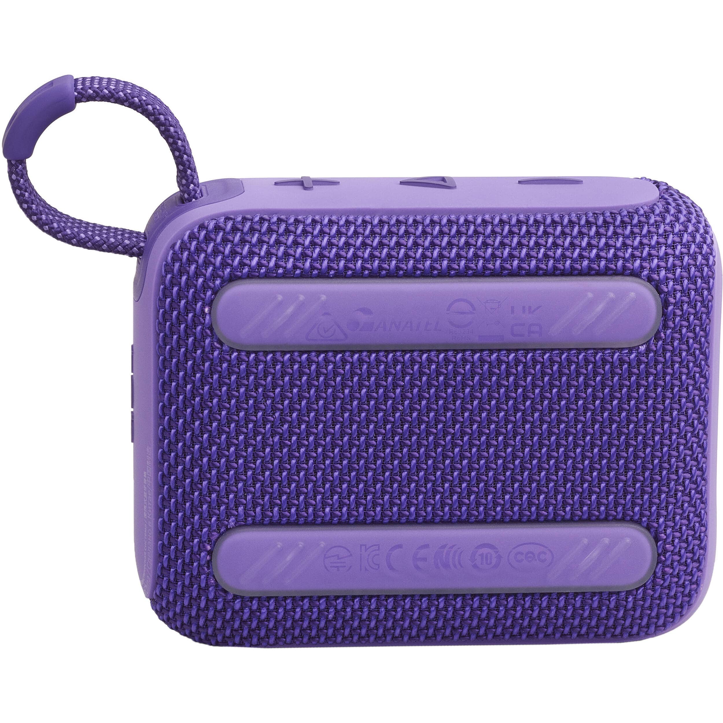 JBL Go 4 Portable Waterproof Bluetooth Speaker, Purple - Certified Refurbished