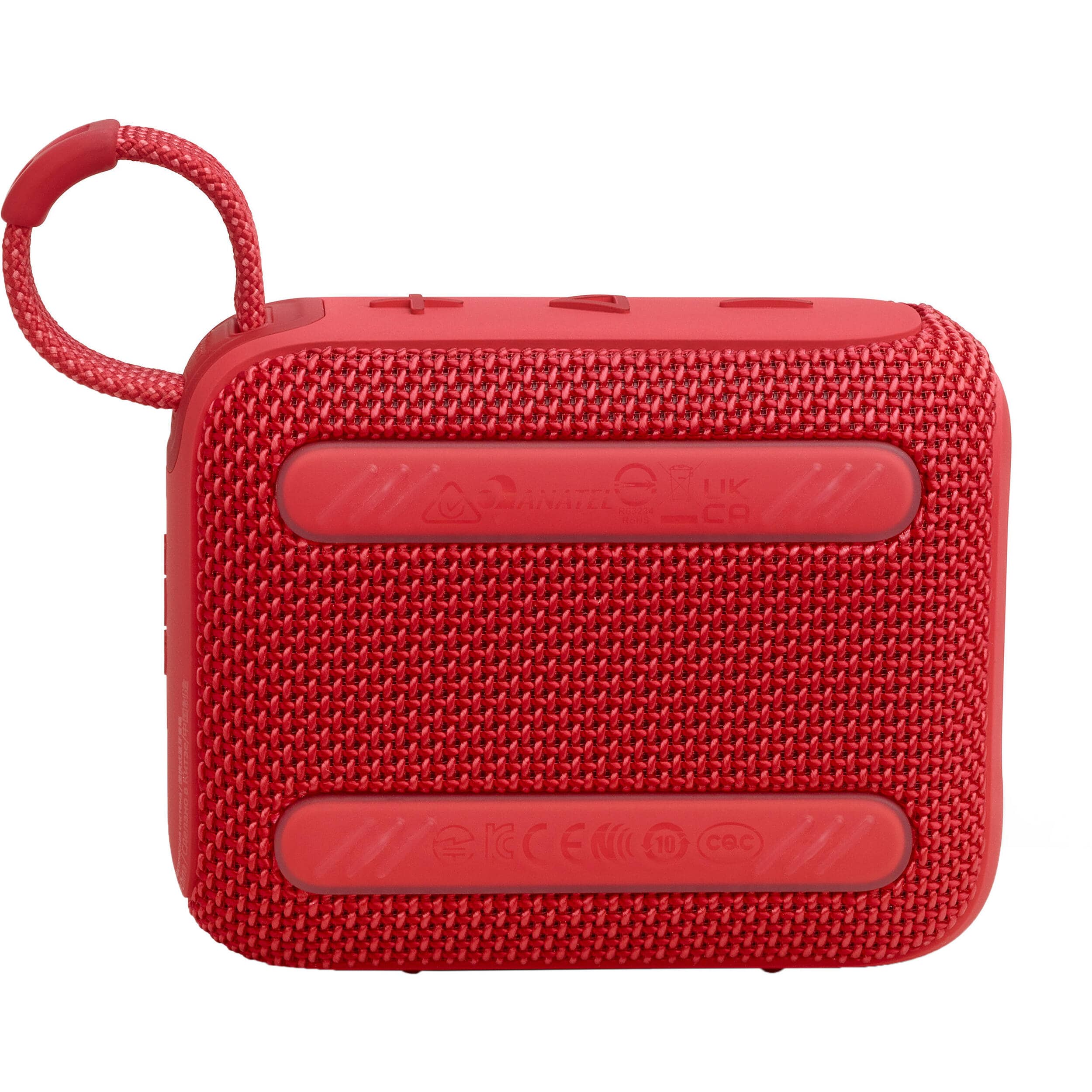 JBL Go 4 Portable Waterproof Bluetooth Speaker, Red - Certified Refurbished