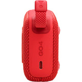 JBL Go 4 Portable Waterproof Bluetooth Speaker, Red - Certified Refurbished