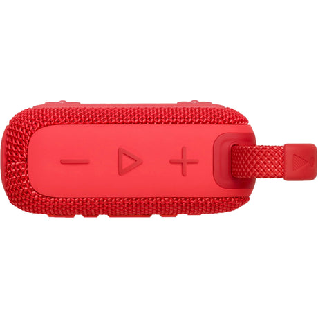 JBL Go 4 Portable Waterproof Bluetooth Speaker, Red - Certified Refurbished