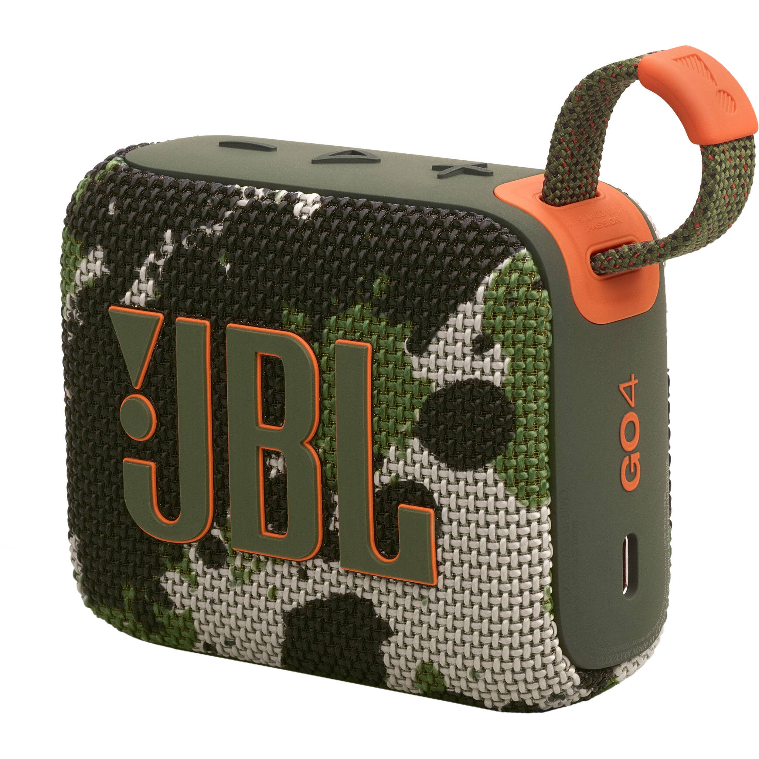 JBL Go 4 Portable Waterproof Bluetooth Speaker, Camo - Certified Refurbished