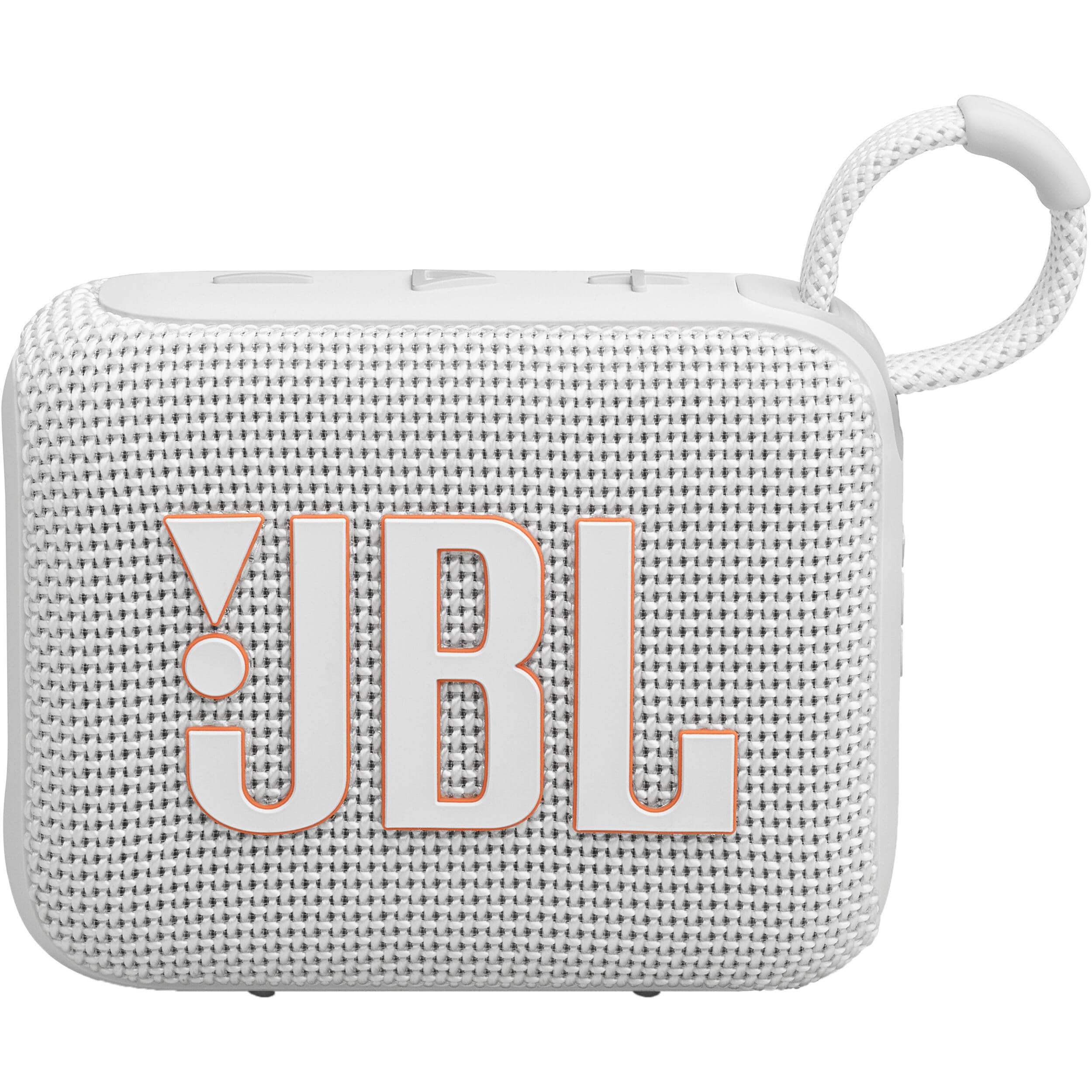 JBL Go 4 Portable Waterproof Bluetooth Speaker, White - Certified Refurbished