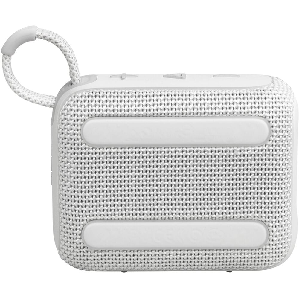 JBL Go 4 Portable Waterproof Bluetooth Speaker, White - Certified Refurbished