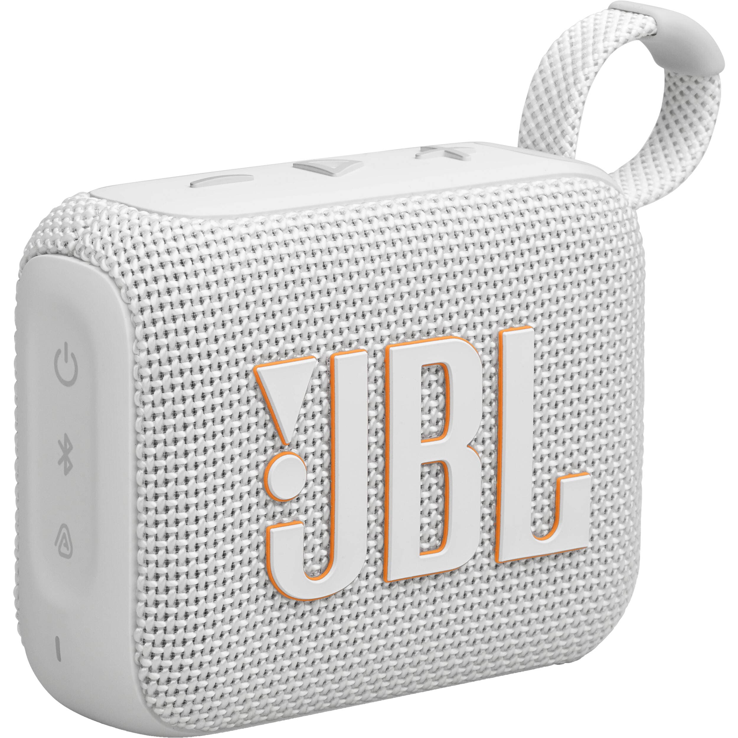 JBL Go 4 Portable Waterproof Bluetooth Speaker, White - Certified Refurbished