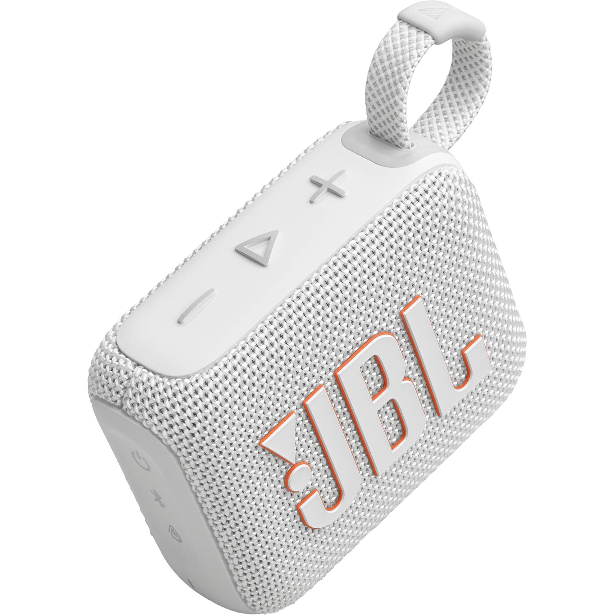 JBL Go 4 Portable Waterproof Bluetooth Speaker, White - Certified Refurbished