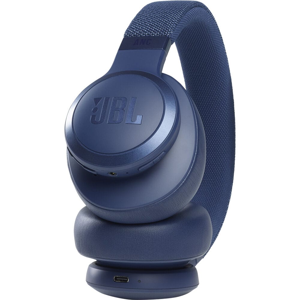 JBL Live 660NC Wireless Over-Ear Noise-Canceling Headphones Blue - Certified Refurbished