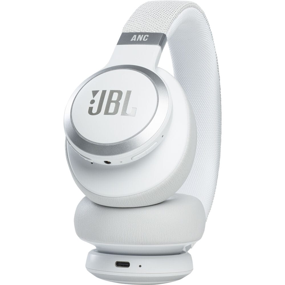 JBL Live 660NC Wireless Over-Ear Noise-Canceling Headphones White - Certified Refurbished