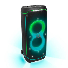 JBL PartyBox Ultimate Wireless Speaker, 1100 Watts, Light Show, IPx4 Splashproof, Dual Mic & Guitar Inputs, Portable Handle & Wheels - Certified Refurbished