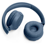 JBL Tune Pure Bass 520BT Wireless On-Ear Bluetooth Headphones, Blue - Certified Refurbished