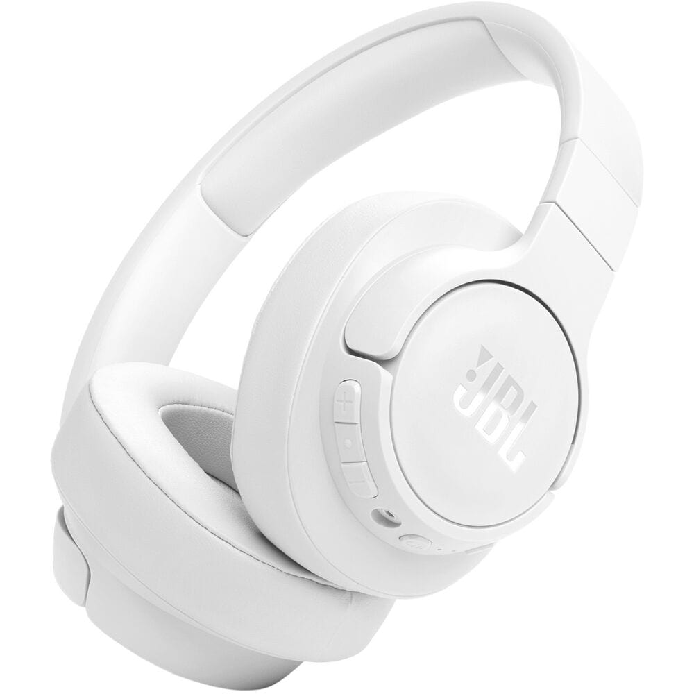 JBL Tune 770NC Bluetooth Noise-Cancelling Over-Ear Wireless Headphones, White - Certified Refurbished