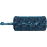 JBL Go 3 Portable Waterproof Bluetooth Speaker, Blue - Certified Refurbished