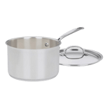 Cuisinart 4 Quart Saucepan with Cover, Silver