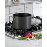 Cuisinart Chef's Classic™ Nonstick Hard Anodized 8 Quart Stockpot, Black